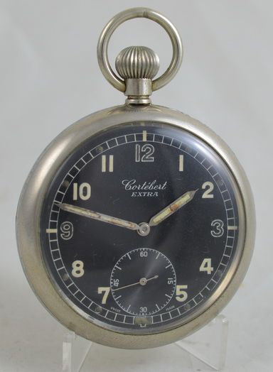 WWII Cortebert Gstp Pocket Watch