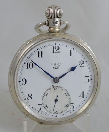 1926 Rolex Silver Pocket Watch