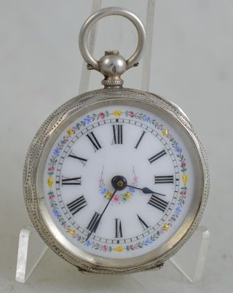 Silver Ladies Pocket Watch