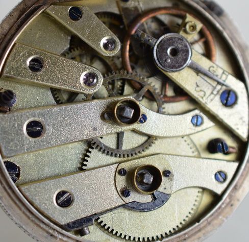 fig 1. Silver Ladies Pocket Watch