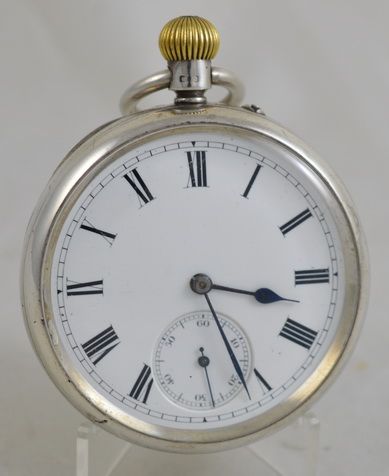 1899 Silver Pocket Watch, W Batty