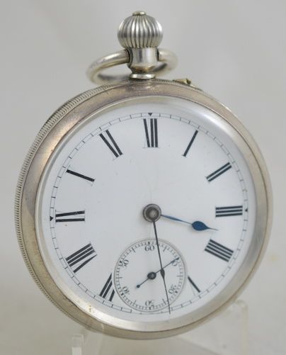 1892 English Silver Pocket Watch