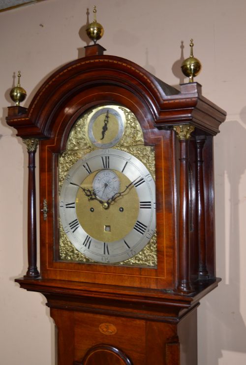 fig 1. A Rare Georgian Longcase by Blondel, Guernsey