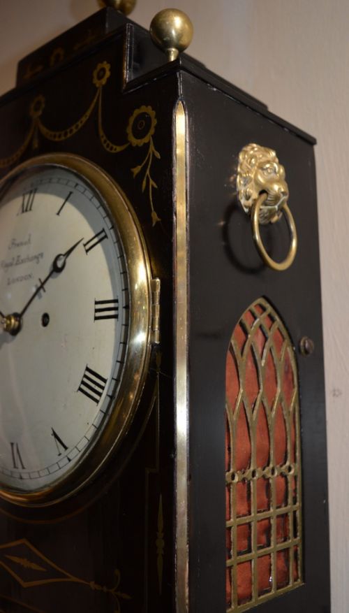 fig 2. Georgian Double Fusee Bracket Clock, French Royal Exchange, London