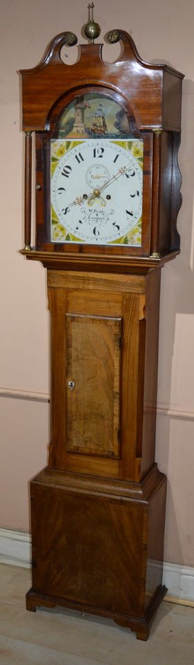 A Rocking Ship Longcase by Preddy, Langport