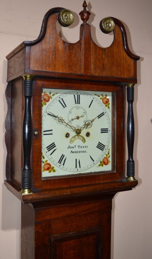 fig 1. A Somerset Longcase Clock by Joseph Testi
