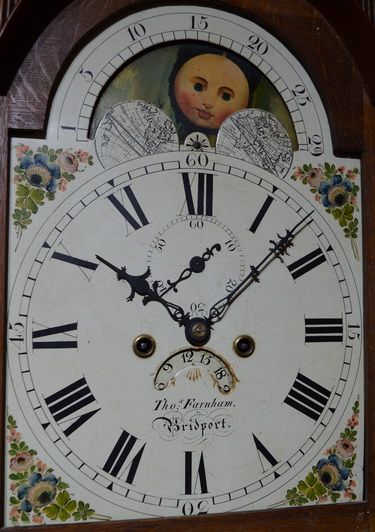 fig 1. A Dorset Longcase Clock by Farnham, Bridport