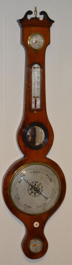 Fontana of Exeter Mercury Wheel Barometer