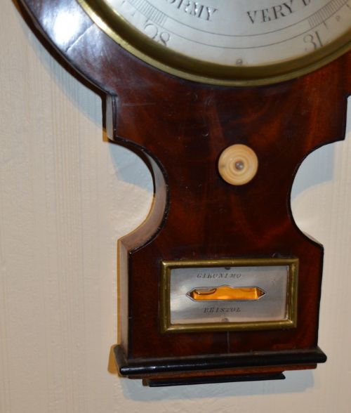 fig 1. William IV period barometer by Gironimo of Bristol