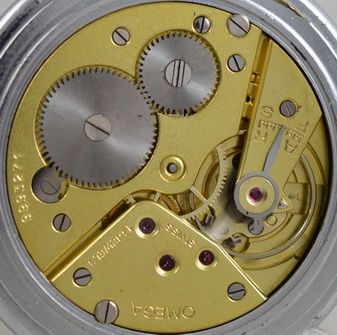 fig 1. 1943 Omega British Military Pocket Watch