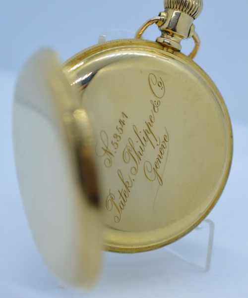Patek Philippe 18k Gold Full Hunter Pocket Watch