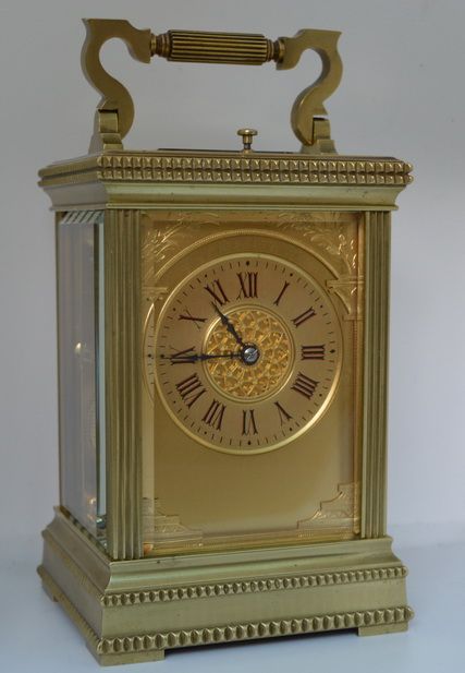 A High Quality Striking & Repeating Carriage Clock with an Unusual Dial