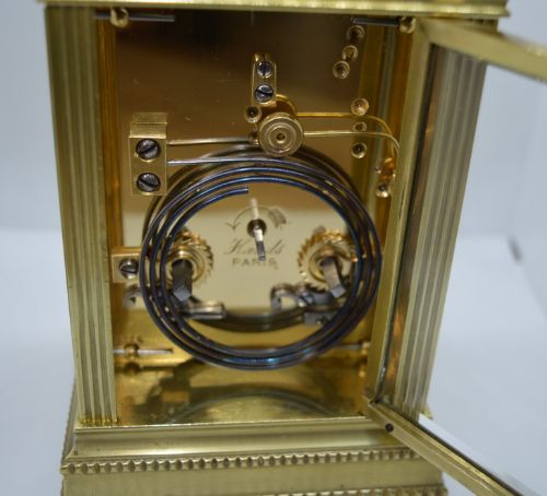 fig 1. A High Quality Striking & Repeating Carriage Clock With An Unusual Dial