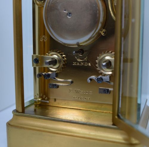 fig 1. A Drocourt Strike & Repeat Carriage Clock