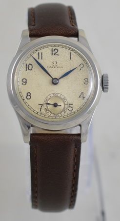 1937 Omega Stainless Steel Wristwatch
