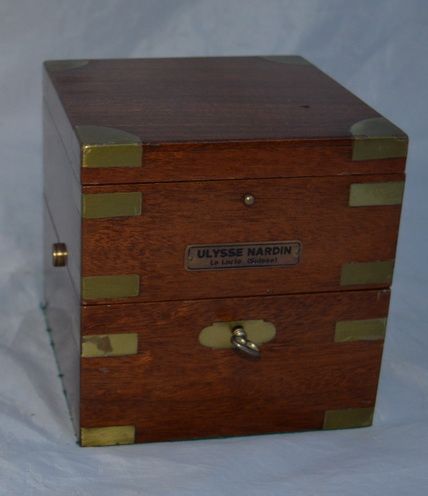 fig 1. Fine Quality Ulysee Nardin Marine Chronometer Boats Ships