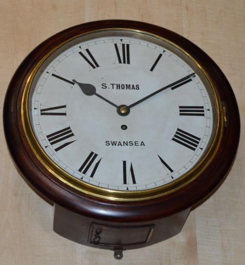 Thomas of Swansea Fusee Wall Clock
