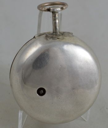 fig 1. 1802 Silver Repousse Pair Case Pocket Watch, Samson, London
