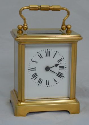 A French Brass Cased Carriage Clock