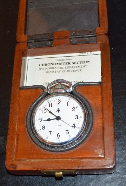 An Elgin Royal Navy Master Watch Chronometer