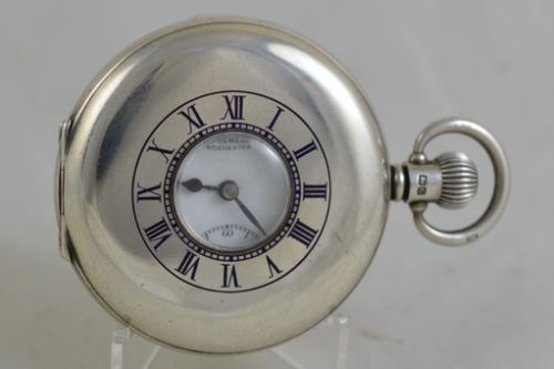 1931 Silver Half Hunter Pocket Watch