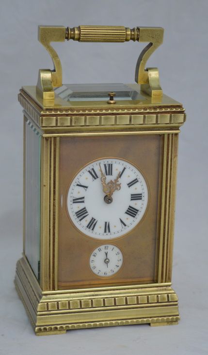 A Decorative Brass Cased Carriage Clock