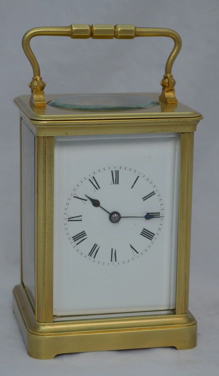 A French Brass Cased Carriage Clock