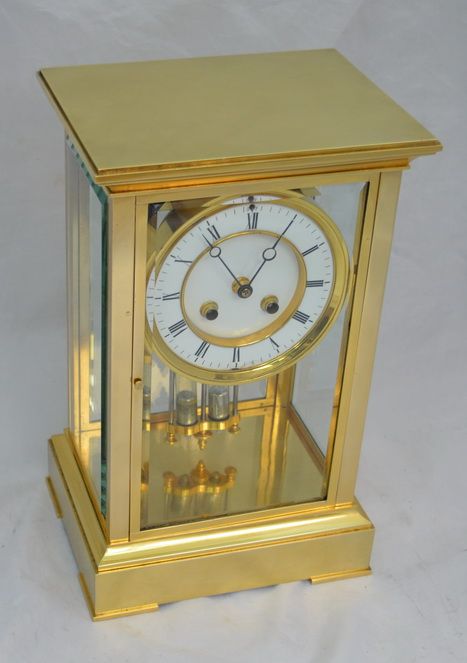 A French Four Glass Mantle Clock