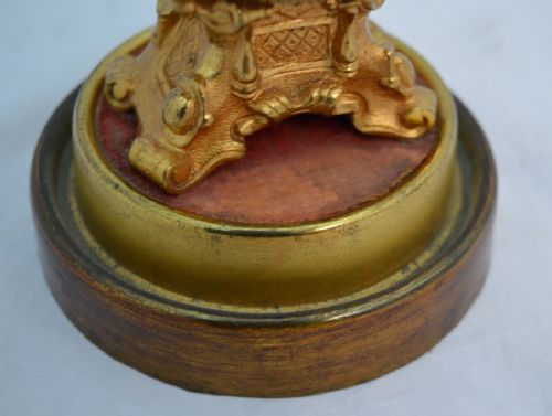 fig 1. A Rare Small Georgian Clock Under A Dome