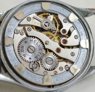 fig 1. WW2 Helvetia German Military Watch