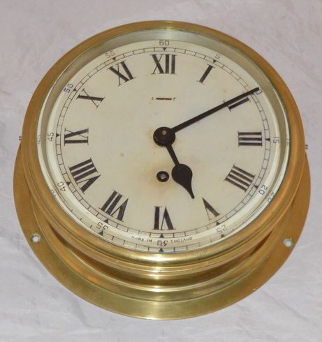 English Brass Ships Clock