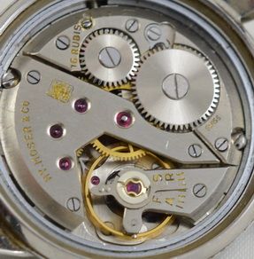fig 1. H Moser & Cie, Manual Wind Wristwatch