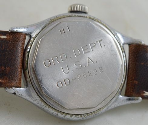 fig 1. WW2 US Military Bulova Wristwatch