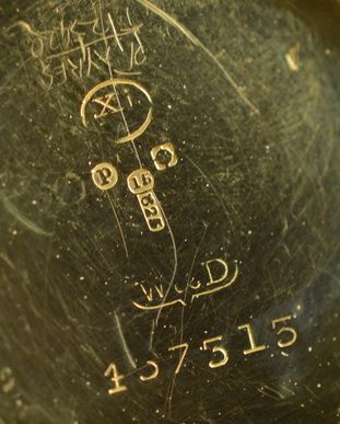 fig 1. 1910 Wilsdorf & Davis, pre Rolex 15K Ladies Wristwatch