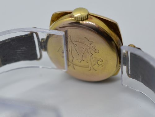 fig 1. 1920 9K Gold Ladies Rolex Wristwatch