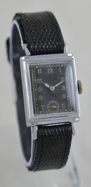 1930s 'Tank' Cased German Wristwatch