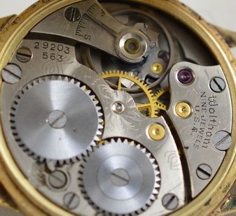 fig 1. 1937 9K Waltham Wristwatch