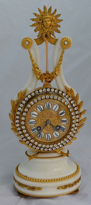 A Stunning French Mystery Lyre Clock
