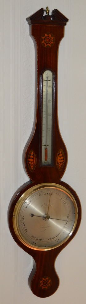 Georgian Period Mercury Barometer Porta, Newcastle
