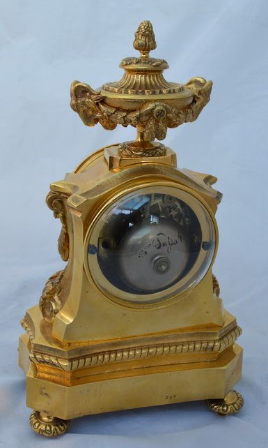 fig 1. French Ormolu Bronze Mantel Clock