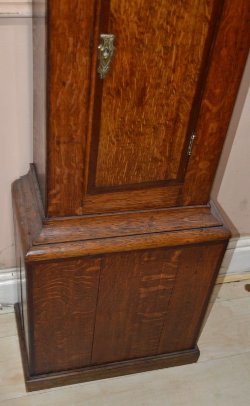 fig 1. Somerset 'Cottage' Longcase Clock of Small Proportions by Cousins of Langport