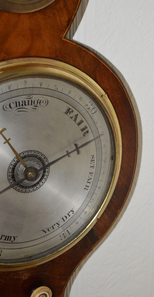 fig 1. Sanoguini Llandilo Mahogany Barometer