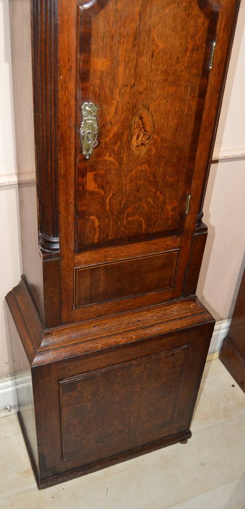 fig 1. Edwin Sawtell of Bristol Moon Phase Longcase Grandfather Clock
