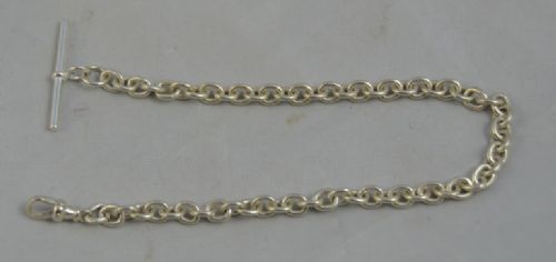 Short Silver Pocket Watch Chain