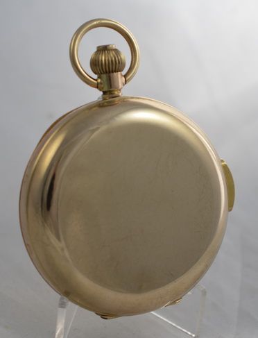 fig 1. 1924 9K Gold Quarter Repeating Pocket Watch