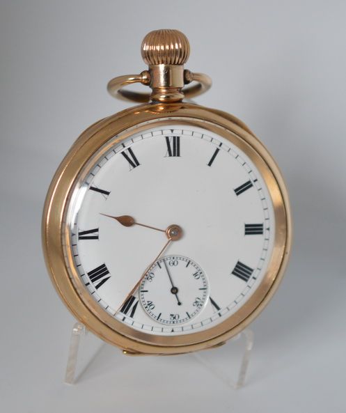 A Waltham 1908 Gold Plated Pocket Watch