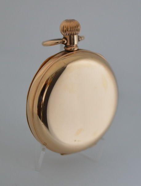 fig 1. A Waltham 1908 Gold Plated Pocket Watch
