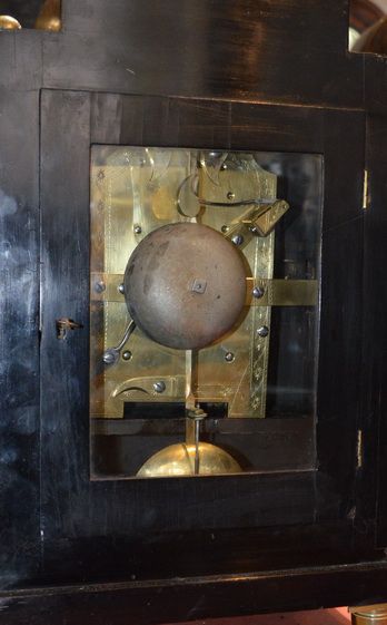 fig 1. French Of London Georgian Twin Fusee Bracket Clock & Original Bracket