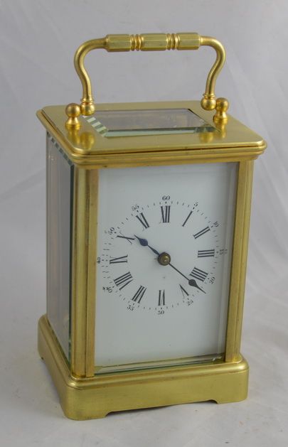 fig 1. French carriage clock and original box