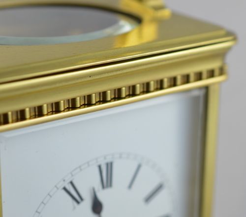 fig 1. French Brass Cased Striking Carriage Clock
